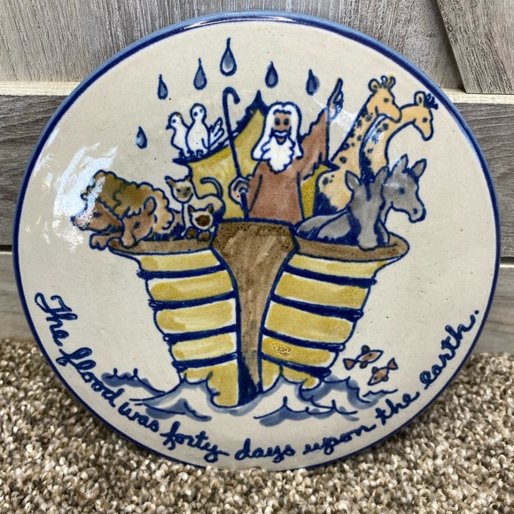 Louisville Stoneware Noah's Ark Kentucky USA l Trivet Dining Table Dishware